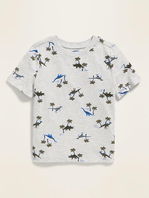 View large product image 1 of 2. Printed Crew-Neck Tee for Toddler Boys