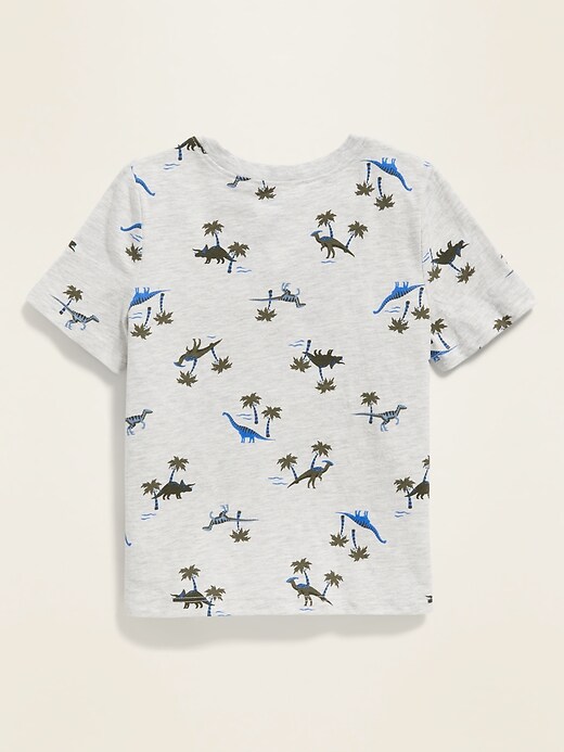 View large product image 2 of 2. Printed Crew-Neck Tee for Toddler Boys