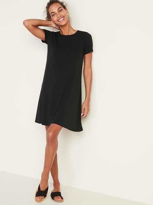 Image number 1 showing, Jersey Swing Dress