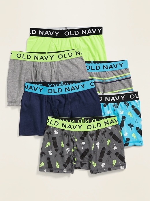 View large product image 1 of 1. Boxer-Briefs 6-Pack For Boys
