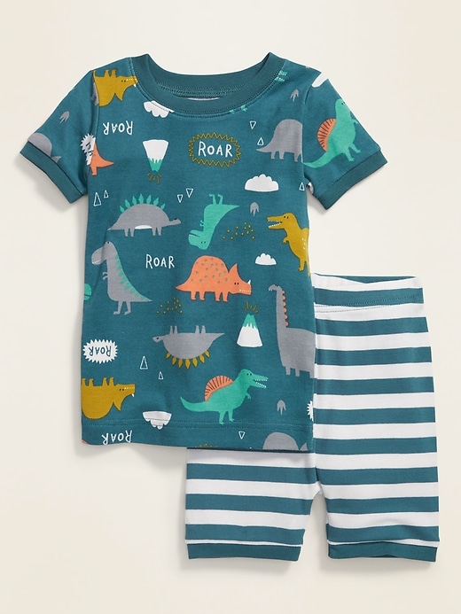 View large product image 1 of 2. Dinosaur Pajama Set for Toddler & Baby