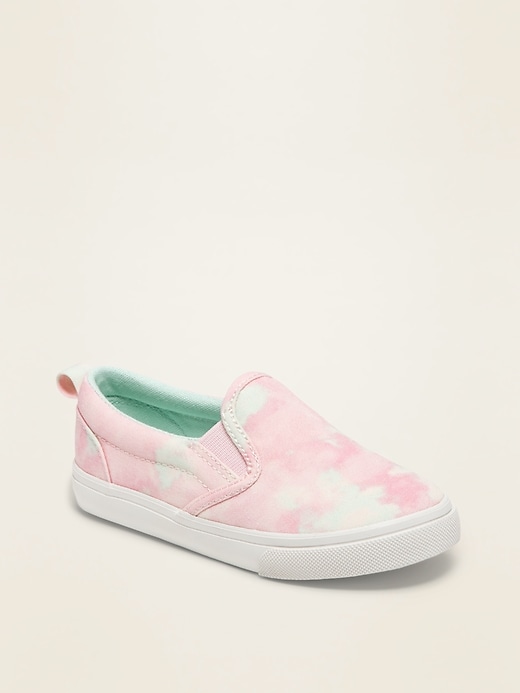 View large product image 1 of 4. Tie-Dye Slip-Ons for Toddler Girls