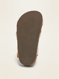 View large product image 4 of 4. Faux-Leather Buckled Sandals for Toddler Girls
