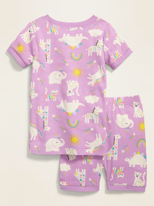 View large product image 2 of 2. Animal-Print Pajama Set for Toddler & Baby
