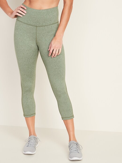 Old Navy High-Waisted Elevate CozeCore Crop Leggings for Women. 1