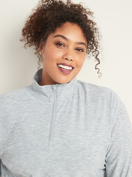 Image number 4 showing, Breathe ON Plus-Size 1/4-Zip Pullover