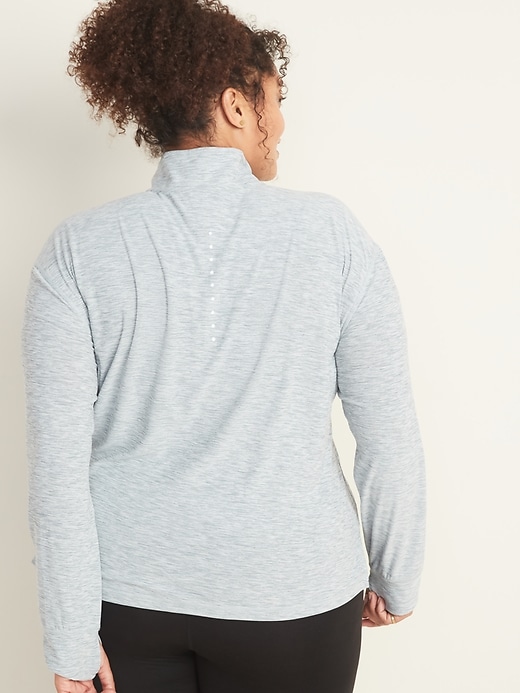 Image number 2 showing, Breathe ON Plus-Size 1/4-Zip Pullover