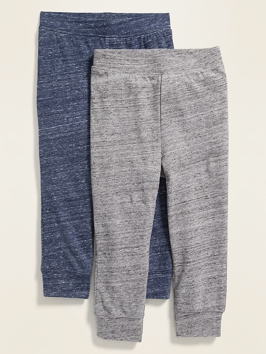 View large product image 1 of 3. Unisex Jersey-Knit Jogger Pants 2-Pack for Toddler