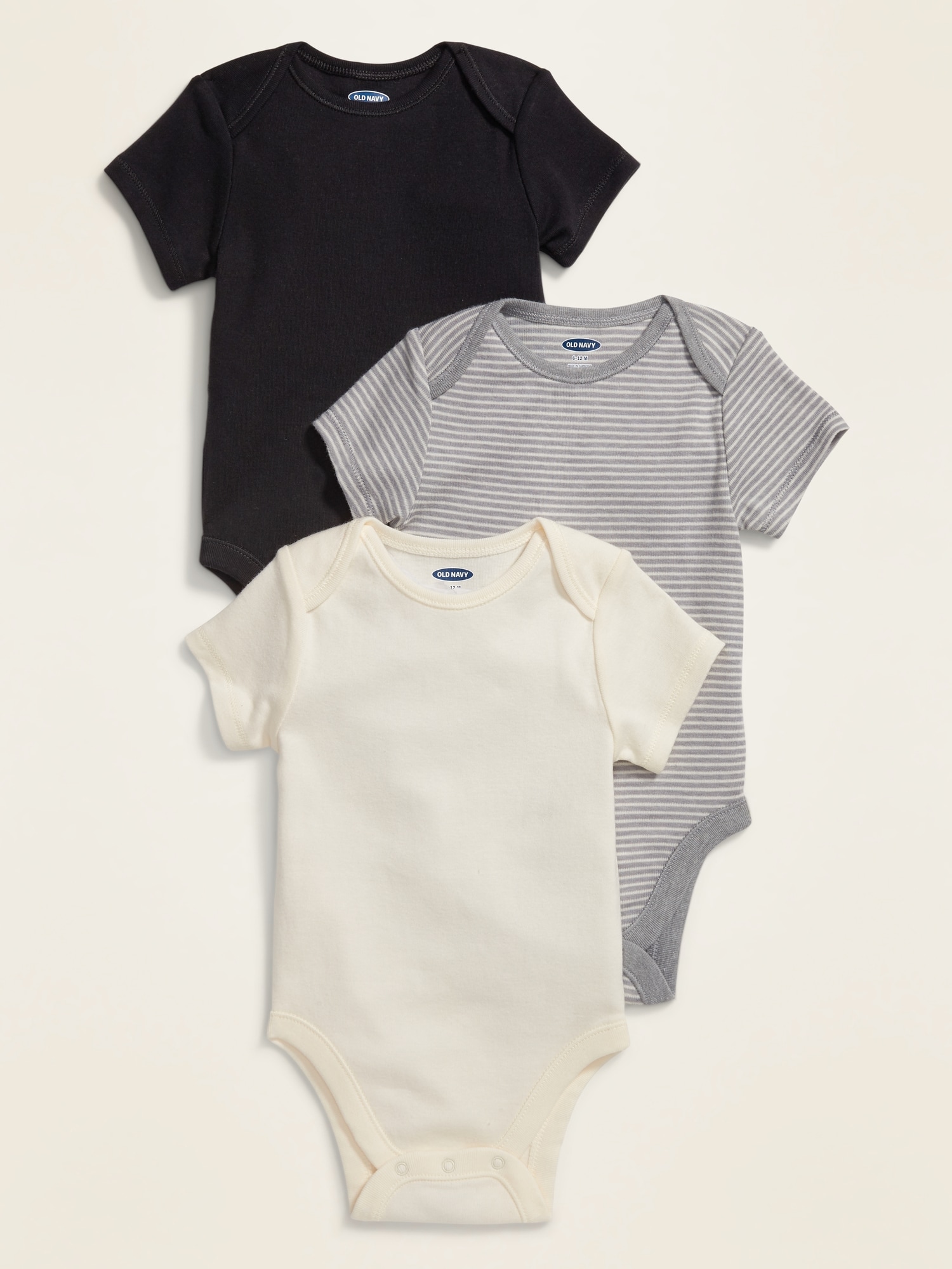 Unisex Bodysuit 3-Pack for Baby