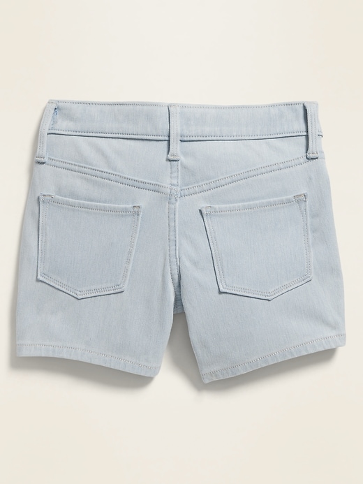 View large product image 2 of 3. 24/7 Jean Midi Shorts for Girls