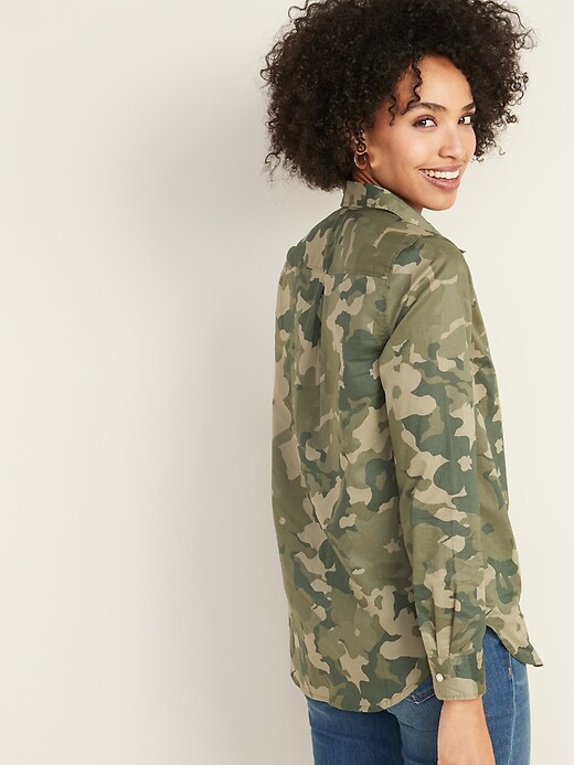 Image number 2 showing, Classic Camo-Patterned Shirt