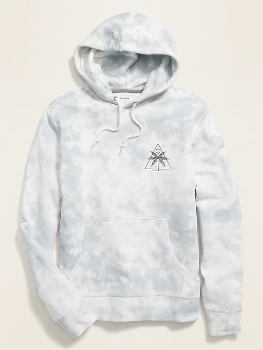 Image number 6 showing, Tie-Dyed Graphic Unisex Pullover Hoodie