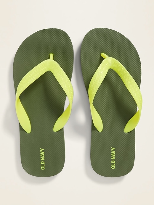 Old Navy Gender-Neutral Solid-Color Flip-Flops for Kids. 1