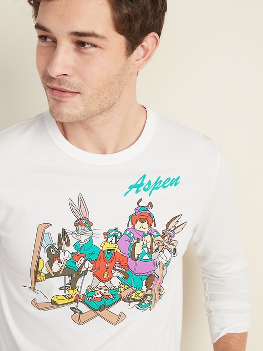 Image number 4 showing, Looney Tunes&#153 "Aspen" Graphic Long-Sleeve Tee