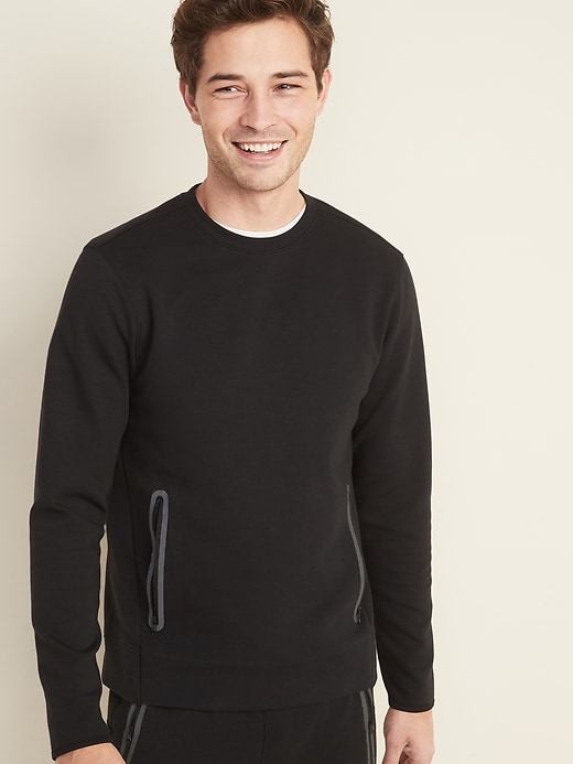 View large product image 1 of 1. Dynamic Fleece Zip-Pocket Sweatshirt