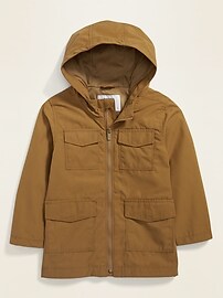View large product image 4 of 4. Hooded Utility Jacket for Toddler Boys