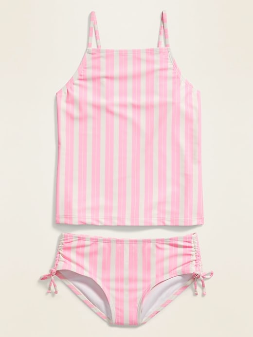 View large product image 2 of 2. Printed Tankini Swim Set for Girls