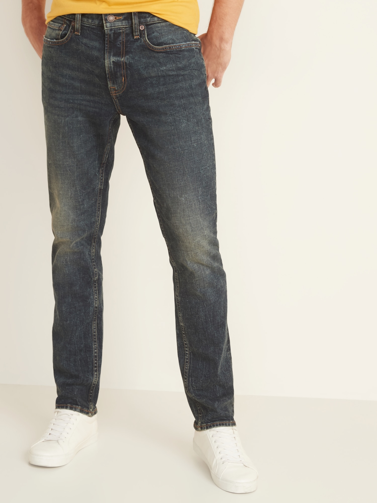 stone washed jeans black