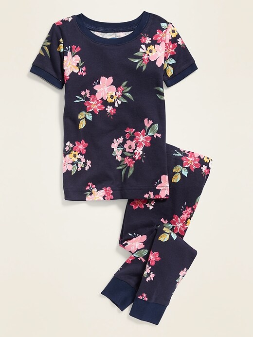 View large product image 1 of 2. Floral Pajama Set for Toddler & Baby