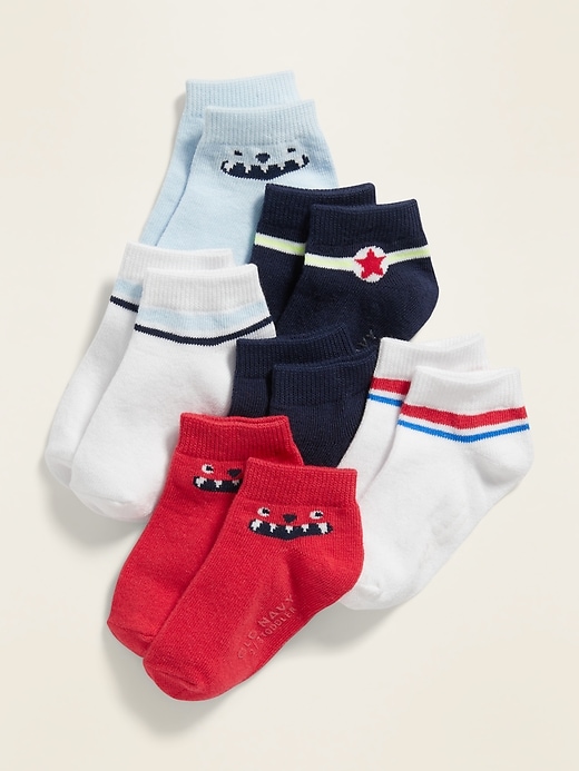 View large product image 1 of 1. Ankle Socks 6-Pack for Toddler & Baby