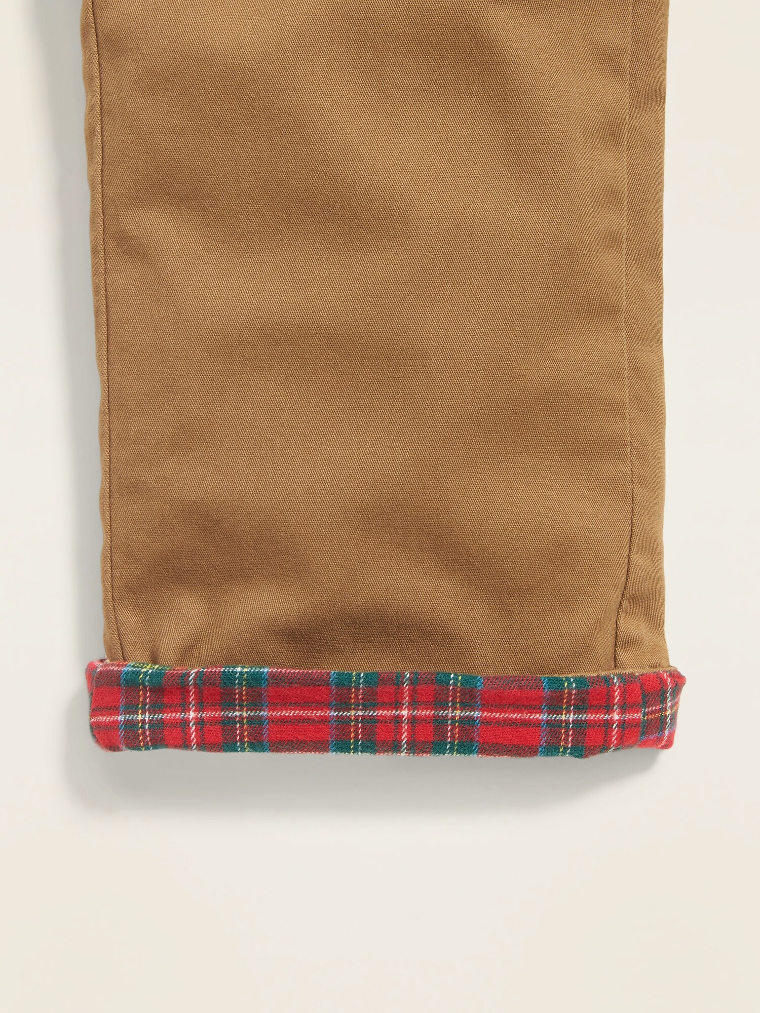 Slim Flannel-Lined Built-In Flex Ultimate Khakis for Men | Old Navy