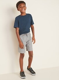 View large product image 3 of 3. Straight Built-In Flex Textured Jogger Shorts For Boys
