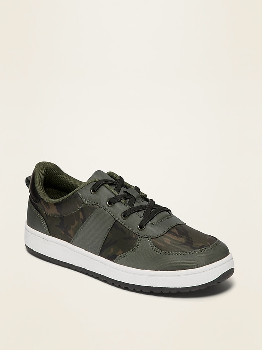 View large product image 1 of 1. Mesh Lace-Up Sneakers for Boys