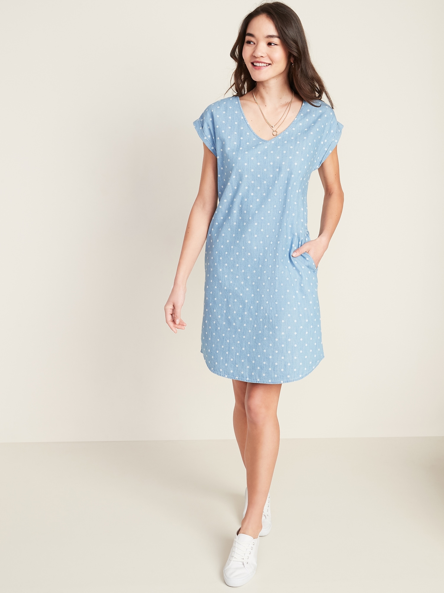 button down dress old navy