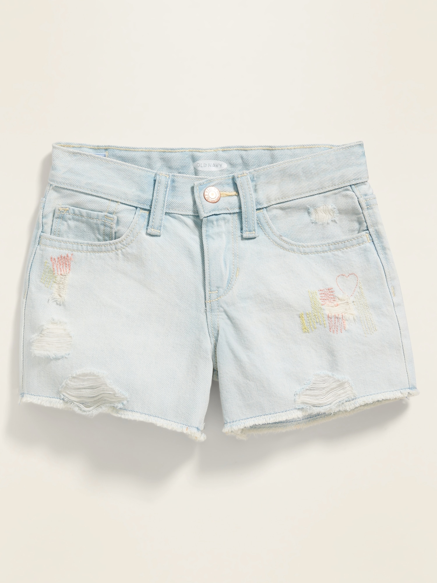 old navy girls jean shorts