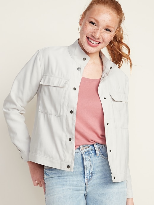 View large product image 1 of 1. Soft Utility Jacket for Women