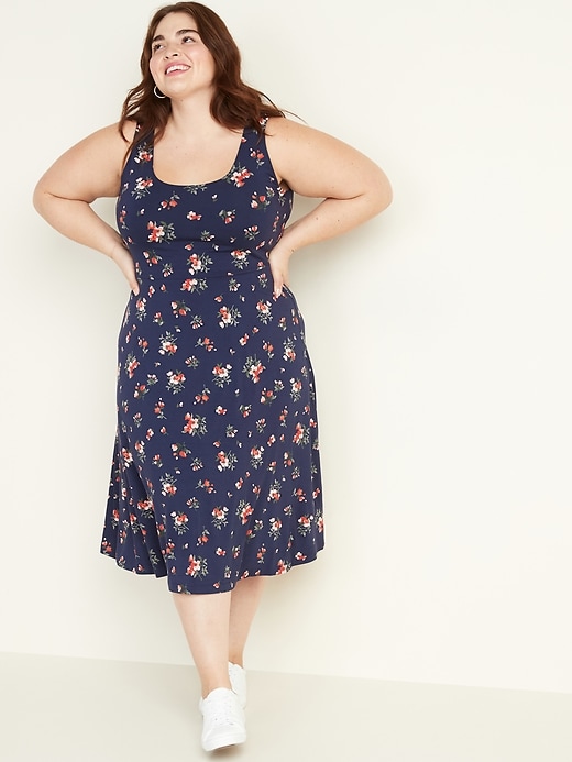 Fit & Flare Sleeveless Plus-Size Dress | Old Navy