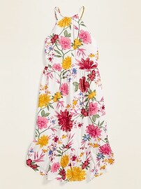 View large product image 3 of 3. Sleeveless Tulip-Hem Midi Dress for Girls