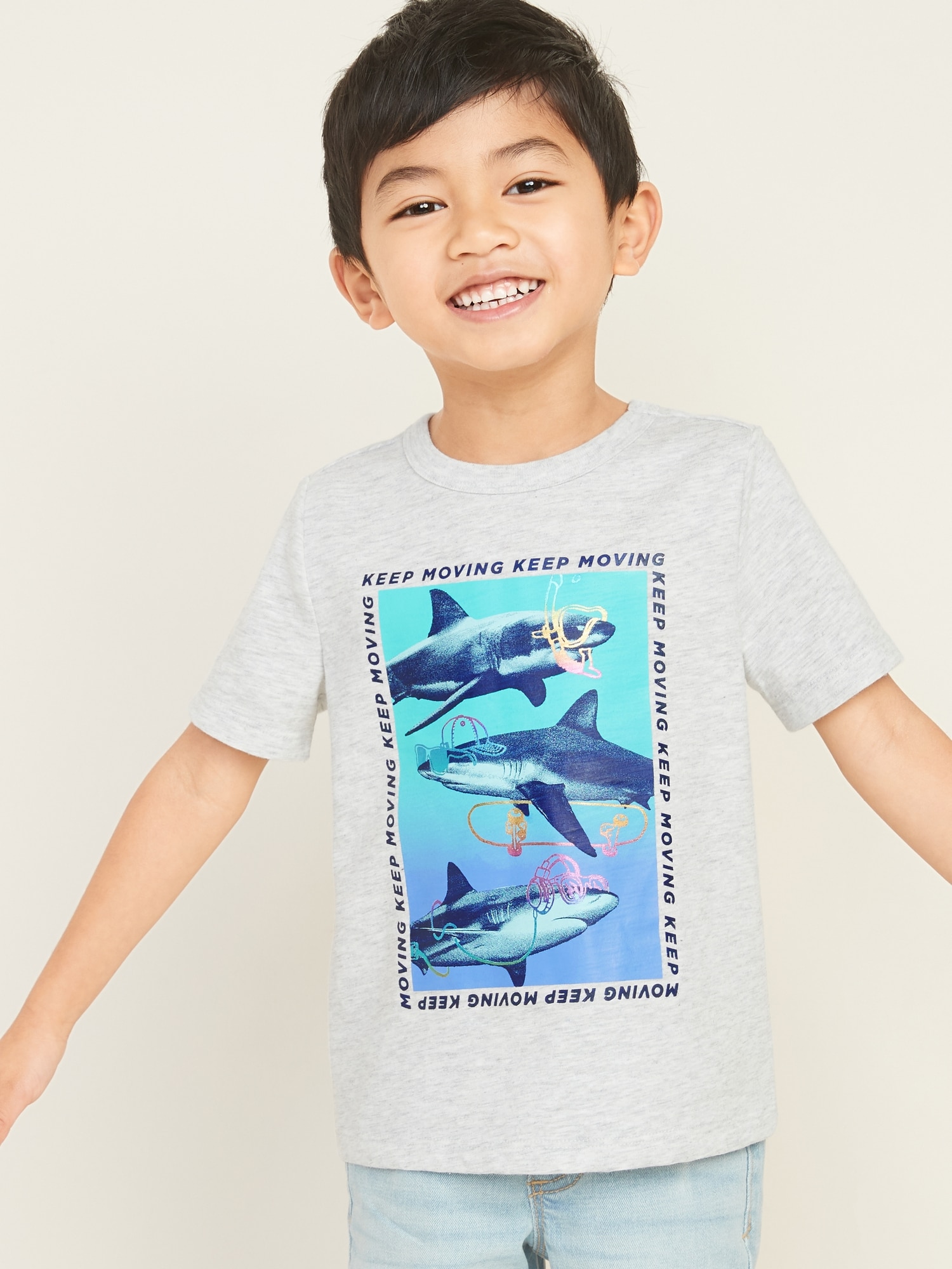 Graphic Slub-Knit Short-Sleeve Tee for Toddler Boys | Old Navy