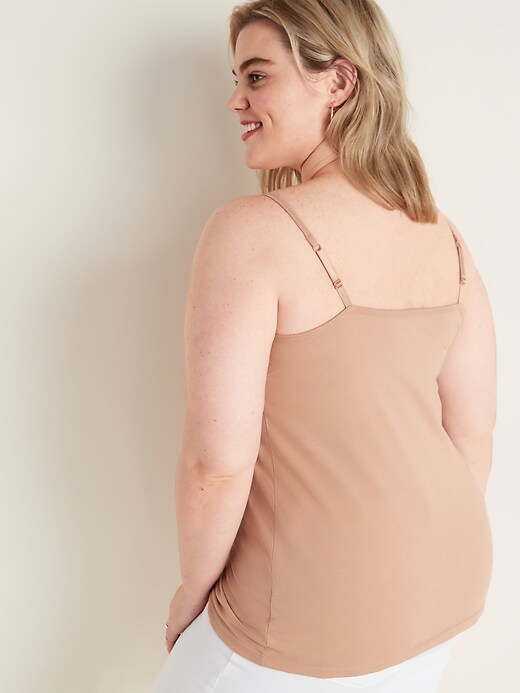 Image number 2 showing, First-Layer Plus-Size V-Neck Cami