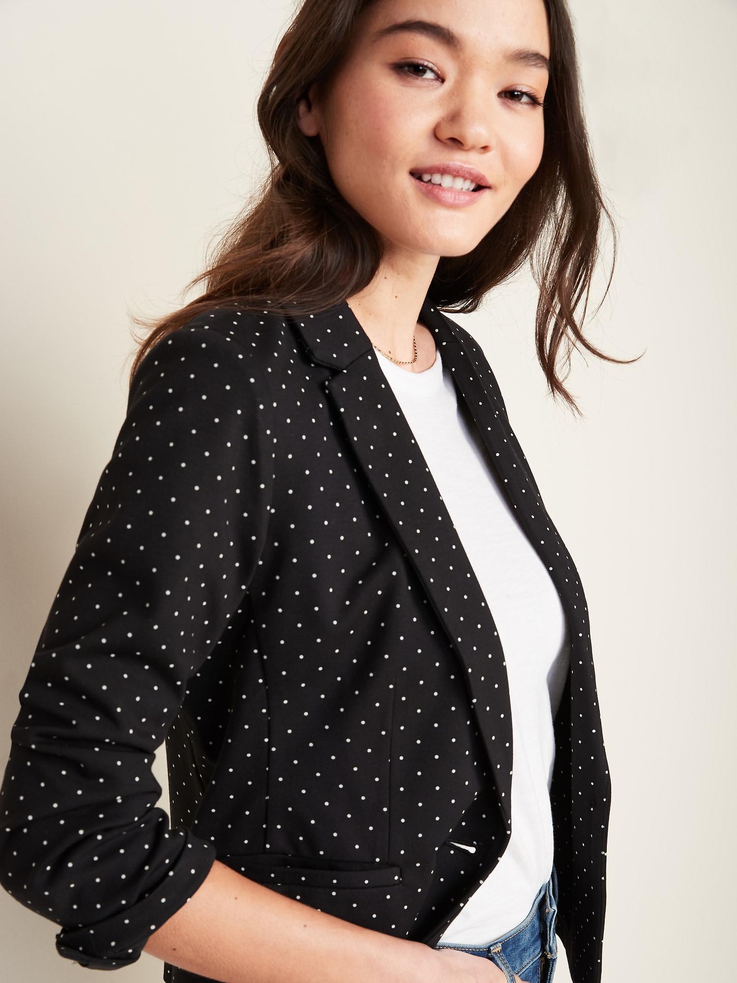 Classic PonteKnit Blazer for Women Old Navy