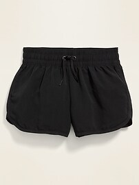 View large product image 3 of 3. Dolphin-Hem Board Shorts for Girls
