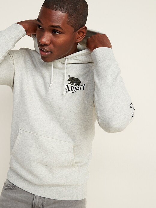 Logo-Graphic Pullover Hoodie for Men | Old Navy