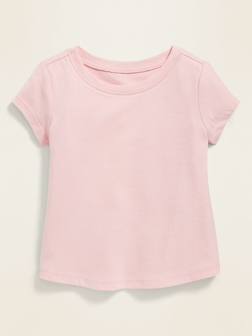 View large product image 1 of 1. Short-Sleeve Crew-Neck Tee for Baby