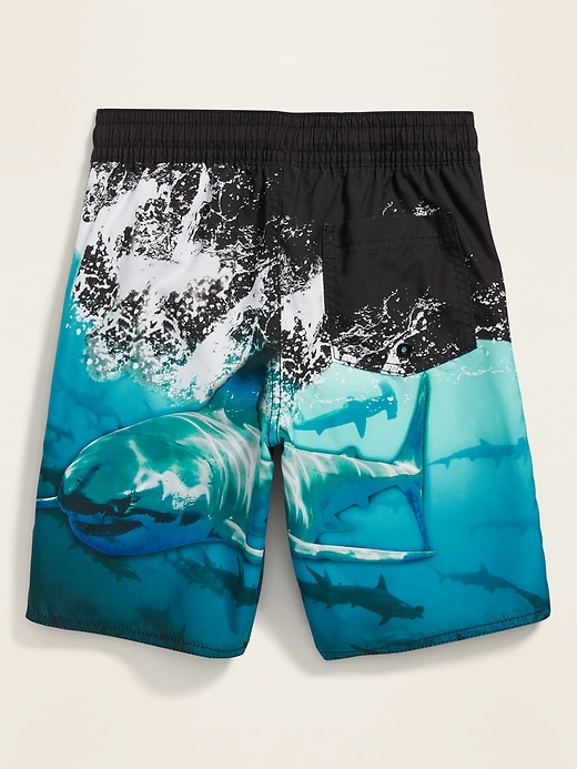 View large product image 2 of 2. Patterned Board Shorts For Boys