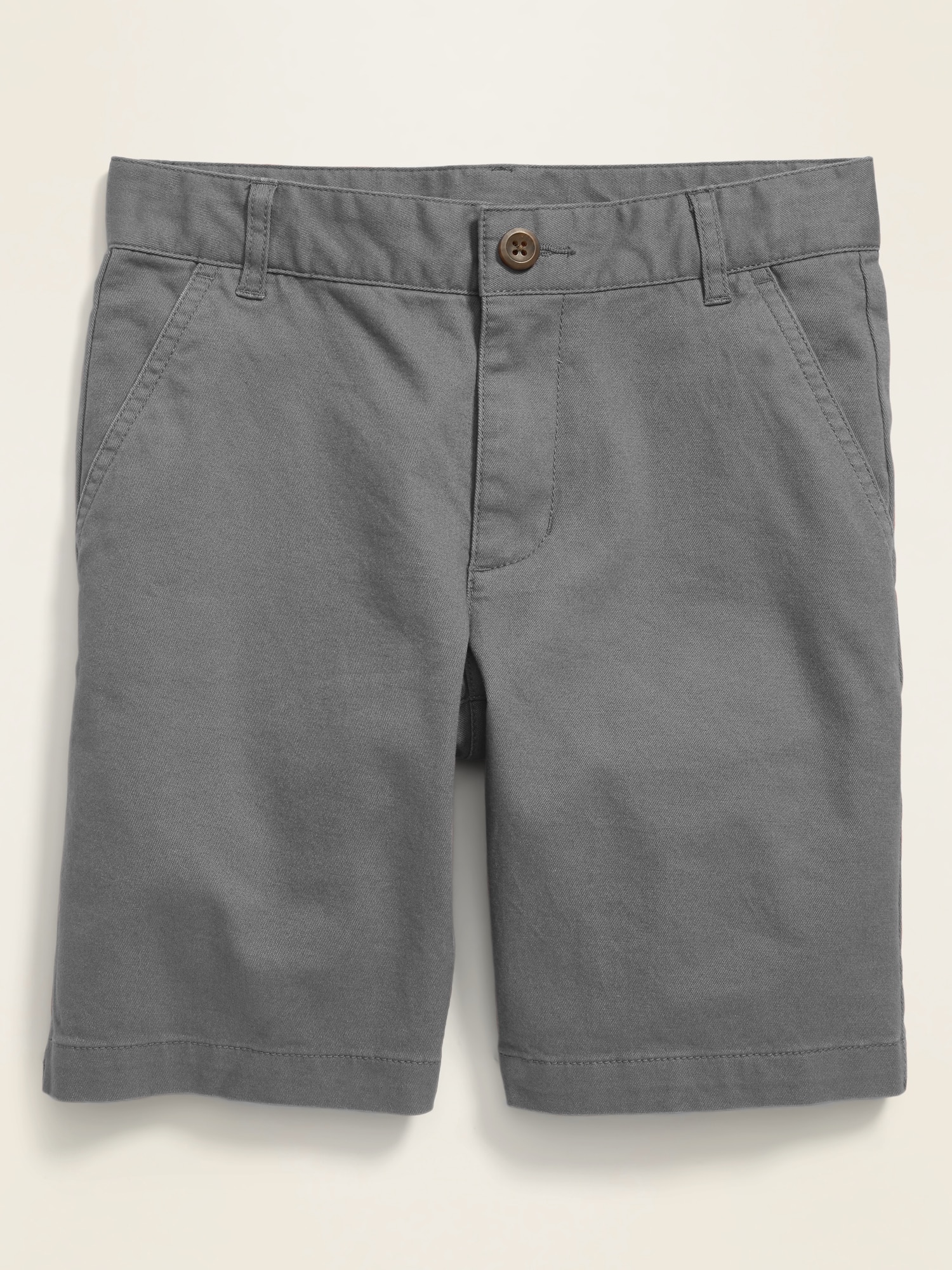 Straight Built-In Flex Twill Shorts For Boys