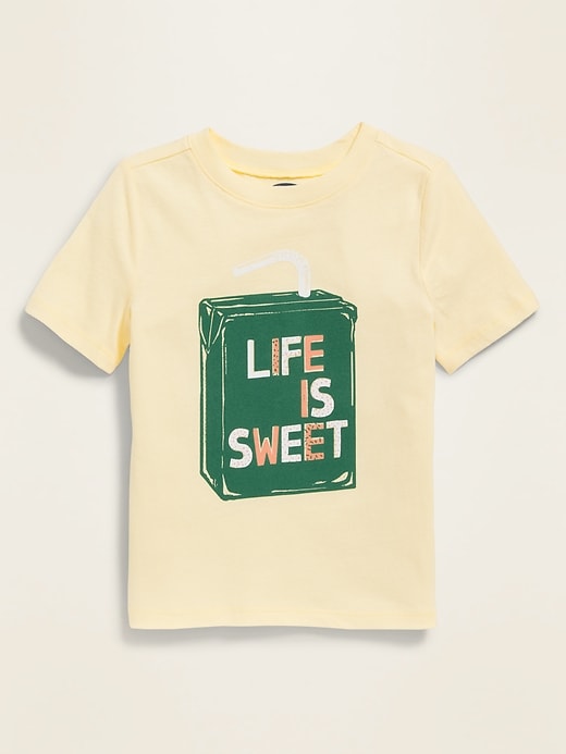 View large product image 1 of 1. Graphic Crew-Neck Tee for Toddler Boys