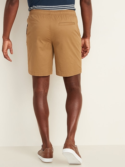 View large product image 2 of 2. Twill Jogger Shorts - 9-inch inseam