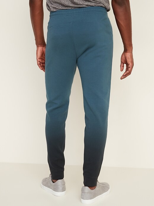View large product image 2 of 2. Dynamic Fleece Zip-Pocket Dip-Dye Jogger Pants