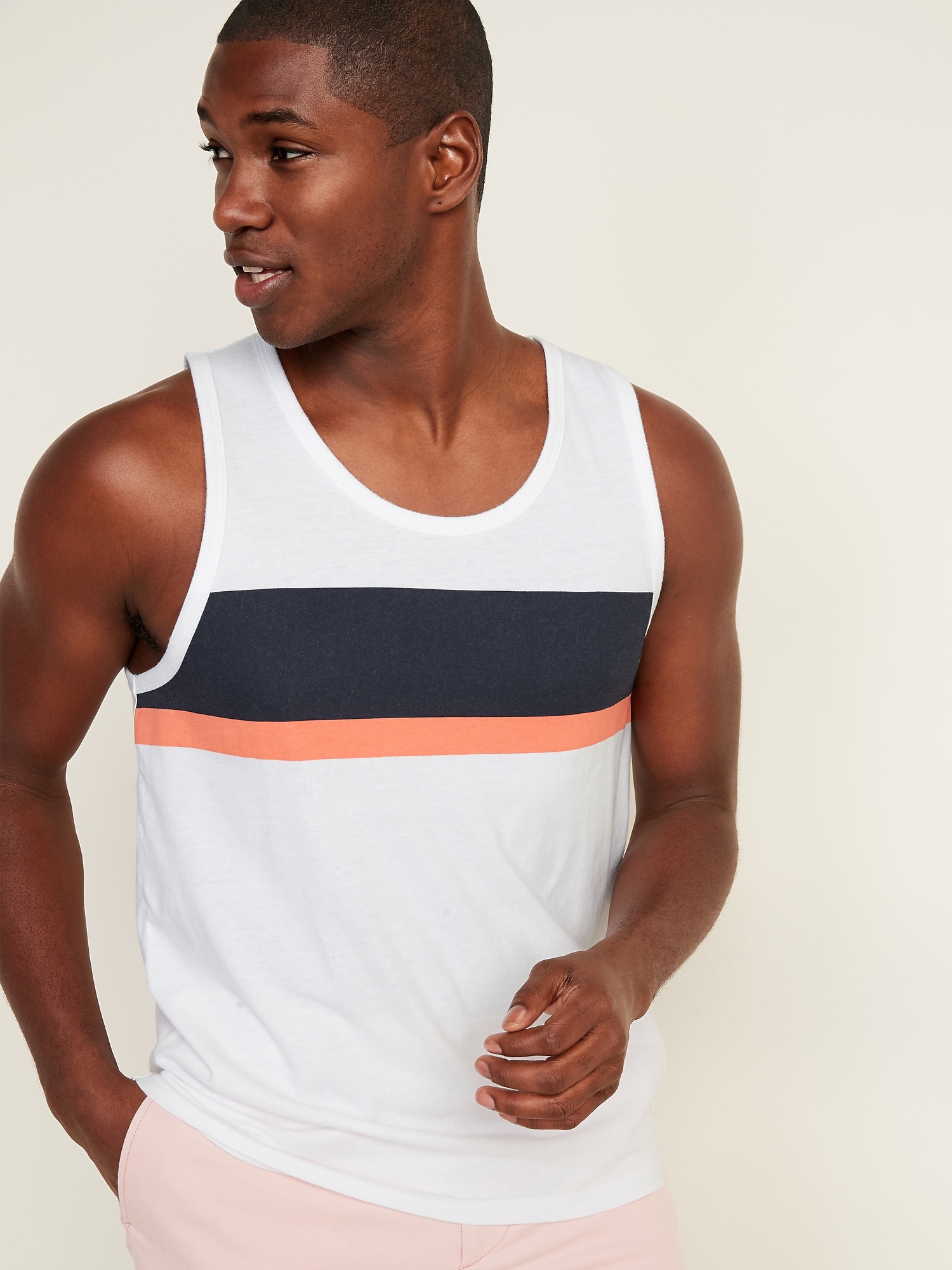 Soft-Washed Jersey Tank Top for Men