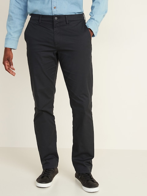Straight Built-In Flex Ultimate Tech Chino Pants - Black Jack