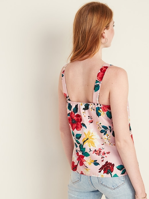 Image number 2 showing, Floral Sateen Cami for Women