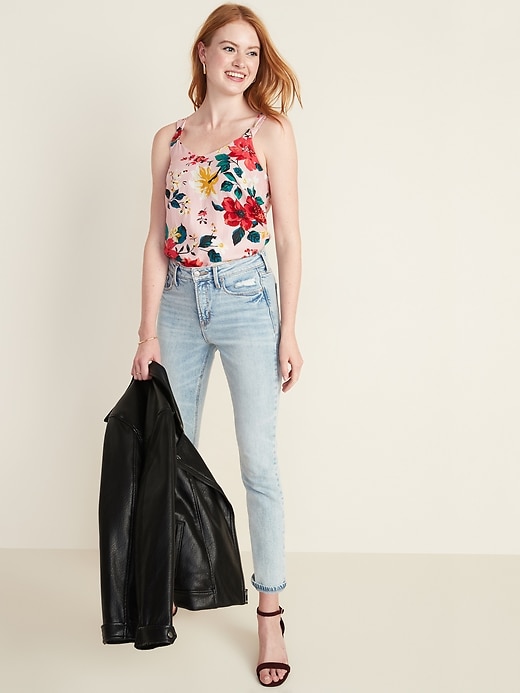 Image number 3 showing, Floral Sateen Cami for Women