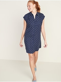 button down dress old navy