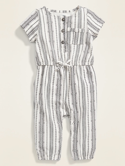 View large product image 1 of 2. Jersey-Knit Utility Jumpsuit for Baby