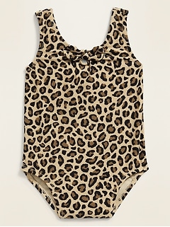 baby leopard swimsuit